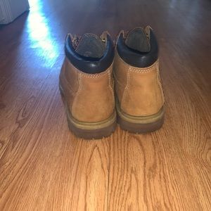 Ankle height timberland booties